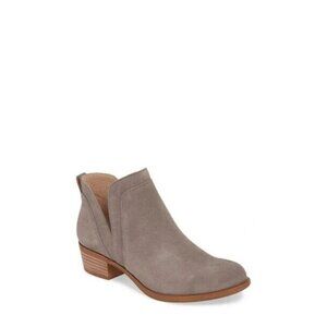 LUCKY Brand "Bebhina" waterproof Bootie Women Size 7 NEW block heel gray